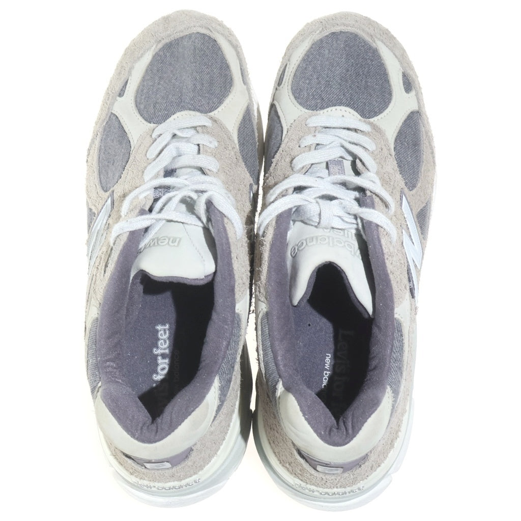 New Balance(ニューバランス) ×Levi's M990LV3 リーバイス スウェード ローカットスニーカー グレー US10.5/28.5cm