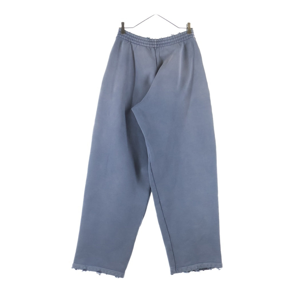 BALENCIAGA(バレンシアガ) SEE NOW BUY Baggy Sweatpants ロゴプリント バギースウェットパンツ ネイビー 787357 TQVF2