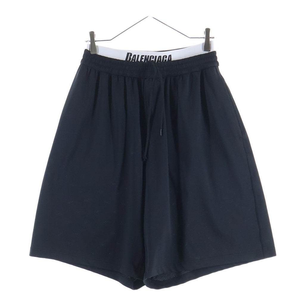 BALENCIAGA(バレンシアガ) ロゴメッシュショートパンツ ブラック 698317 4C0B4