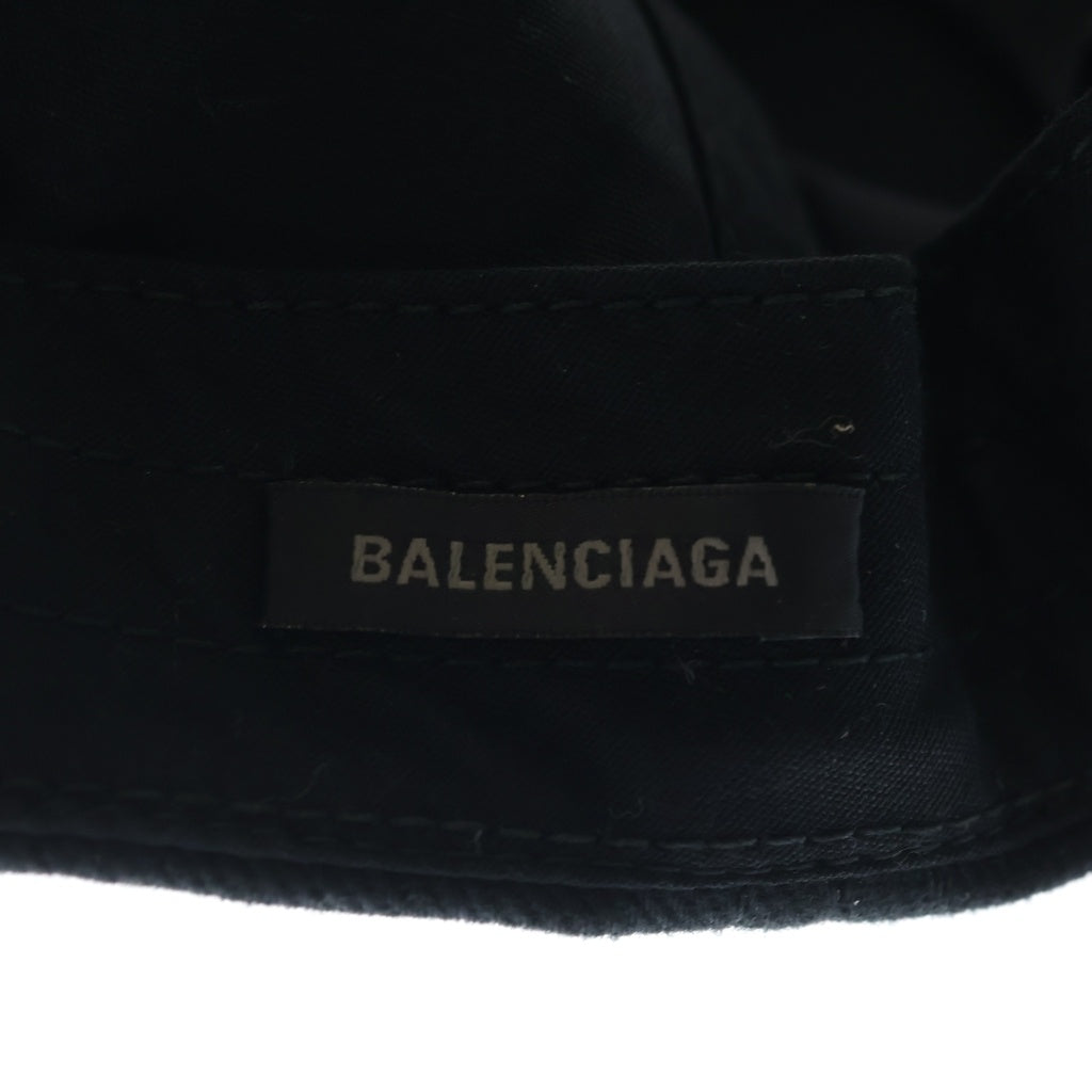 BALENCIAGA(バレンシアガ) Loop Sports Icon Cap ループスポーツ ロゴ刺繍 キャップ ブラック 808873 410B2