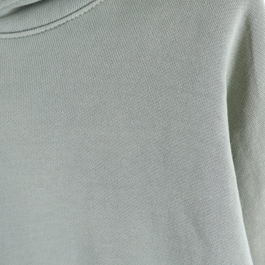 NO BRAND(ノーブランド) MOOJIMOOJI(ムージムージ) ヴィンテージダメージ加工 プルオーバーパーカー フーディー グリーン