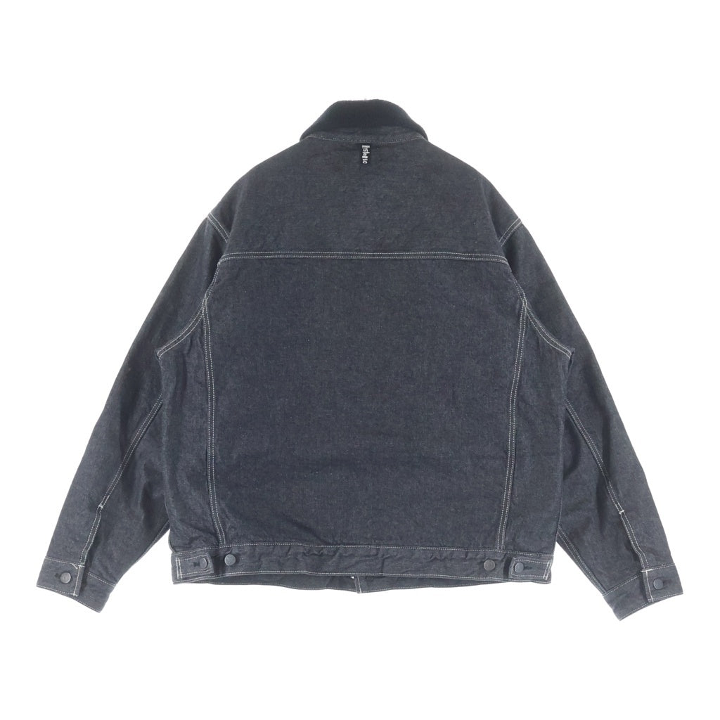 HYSTERIC GLAMOUR(ヒステリックグラマー) ボア デニム ジャケット Gジャン ブラック 02253AB11