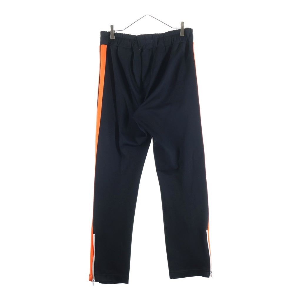 Palm Angels(パームエンジェルス) 19SS TRACK PANTS サイドライン トラックパンツ ブラック/オレンジ PMCA007S19384025