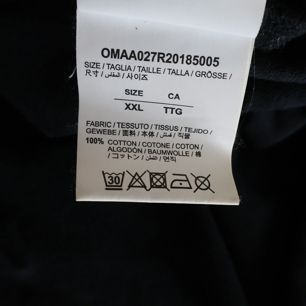 OFF-WHITE(オフホワイト) 20SS Dripping Arrows Slim S/S T-Shirt ドリッピングアローズ スリム 半袖Tシャツ カットソー ブラック OMAA027R20185005