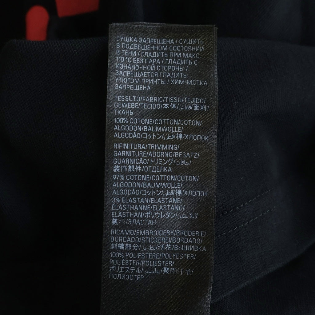 BALENCIAGA(バレンシアガ) 23SS TOP LEAGUE L/S T-shirt トップリーグ 両面プリント 長袖Tシャツ カットソー ブラック 767879 TPVE9