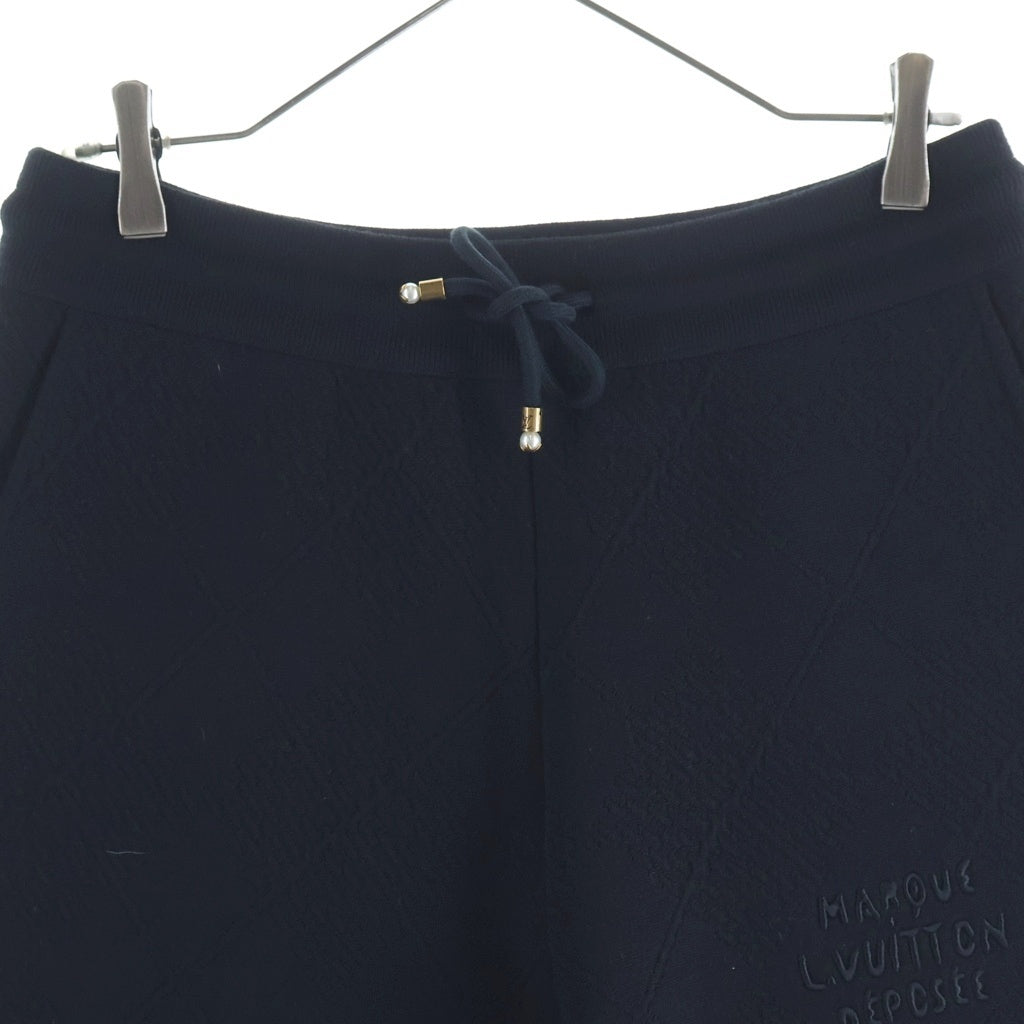 LOUIS VUITTON(ルイヴィトン) Marque L. Vuitton Deposee テクスチャーニットウールジョガーパンツ ブラック RM251MM PWU HSN21W