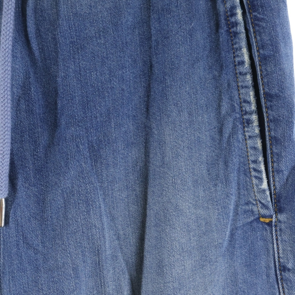 DIESEL(ディーゼル) 23SS Straight Jeans クラッシュ加工 ルーズフィット デニムパンツ インディゴ A09693