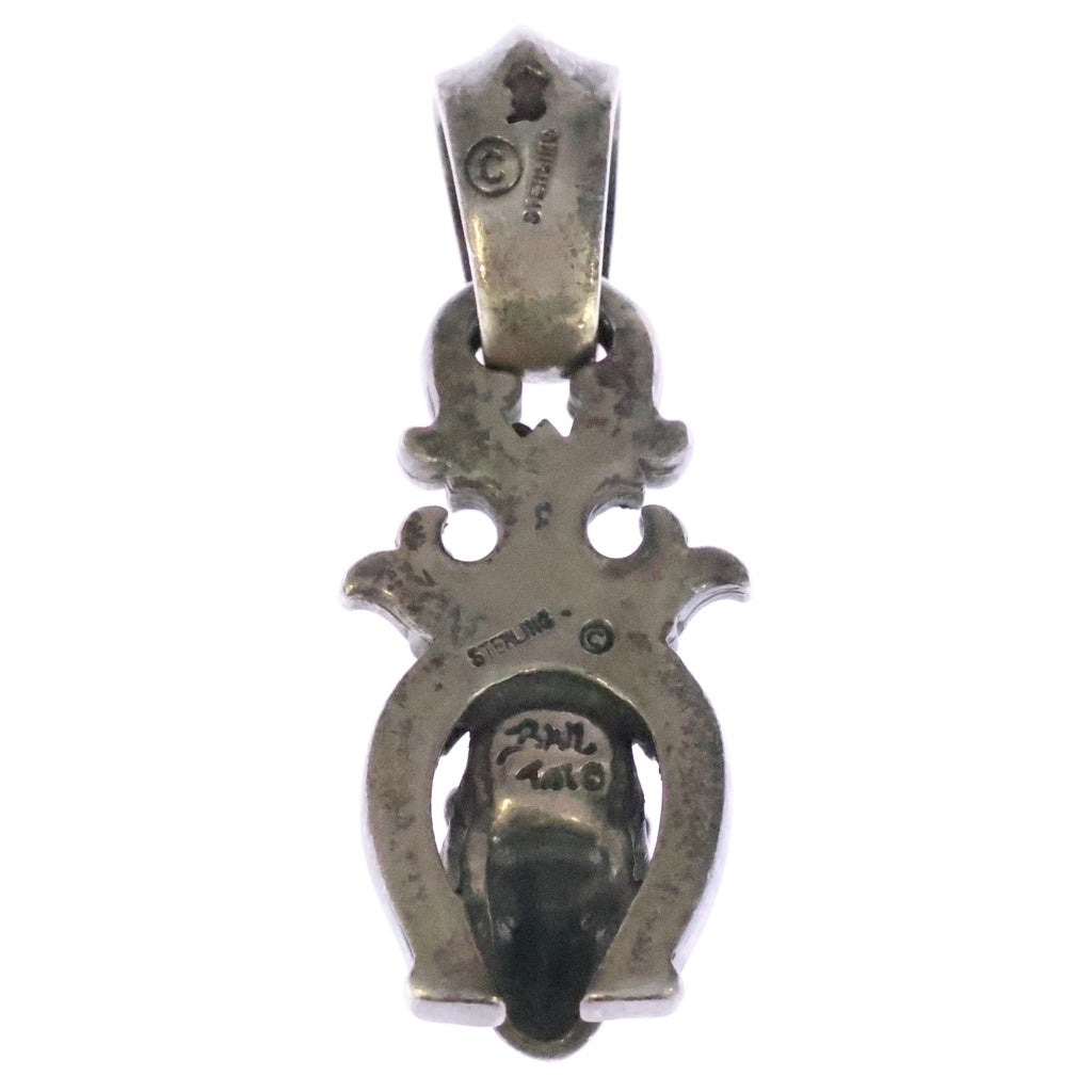 Bill Wall Leather/BWL(ビルウォールレザー) ×CRIME Skull Horseshoe Pendant Top クライミー スカル ホースシュー ペンダント トップ シルバー