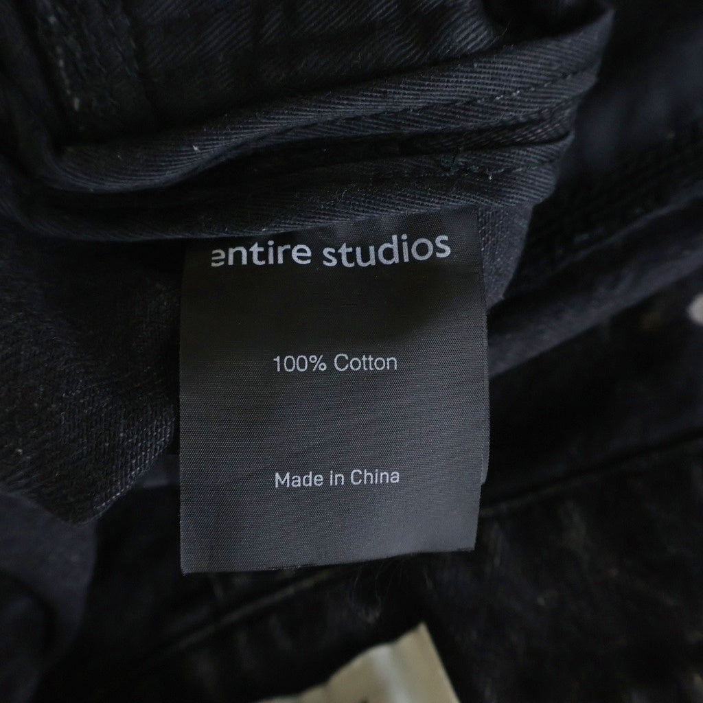 entire studios(エンタイア スタジオ) Assent Denim Pants アセント デニム パンツ ブラック