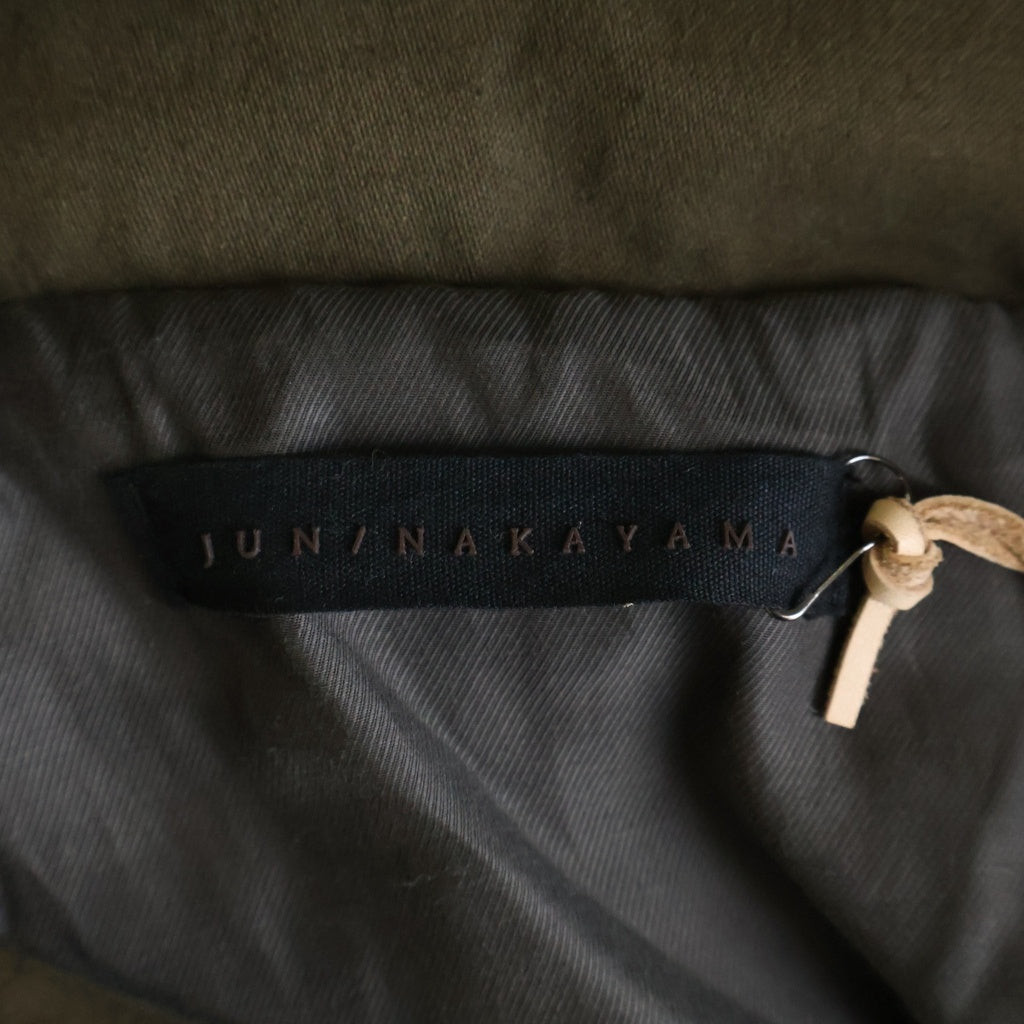 NO BRAND(ノーブランド) 【JUN/NAKAYAMA ジュンナカヤマ】SLIDE FUR DOWN JACKET スライド ファー ダウンジャケット ブラウン JN-FW25-022