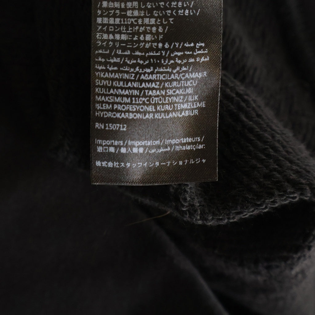 AMIRI(アミリ) Spirit Zip Parka スプリット ジップアップパーカー フーディー ブラック AMJYHD1118