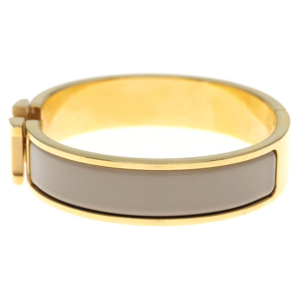 HERMES(エルメス) Click H Bracelet クリックHブレスレット ゴールド/ベージュ