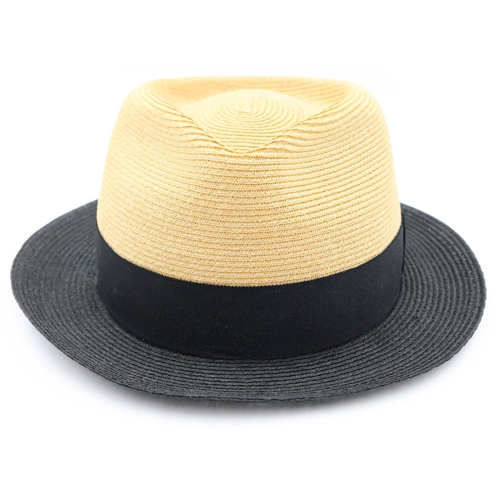 NEXUS7(ネクサスセブン) 2TONE STRAW HAT ツートーンストローハット ブラウン/ブラック MRS-NRS-G30 レディース