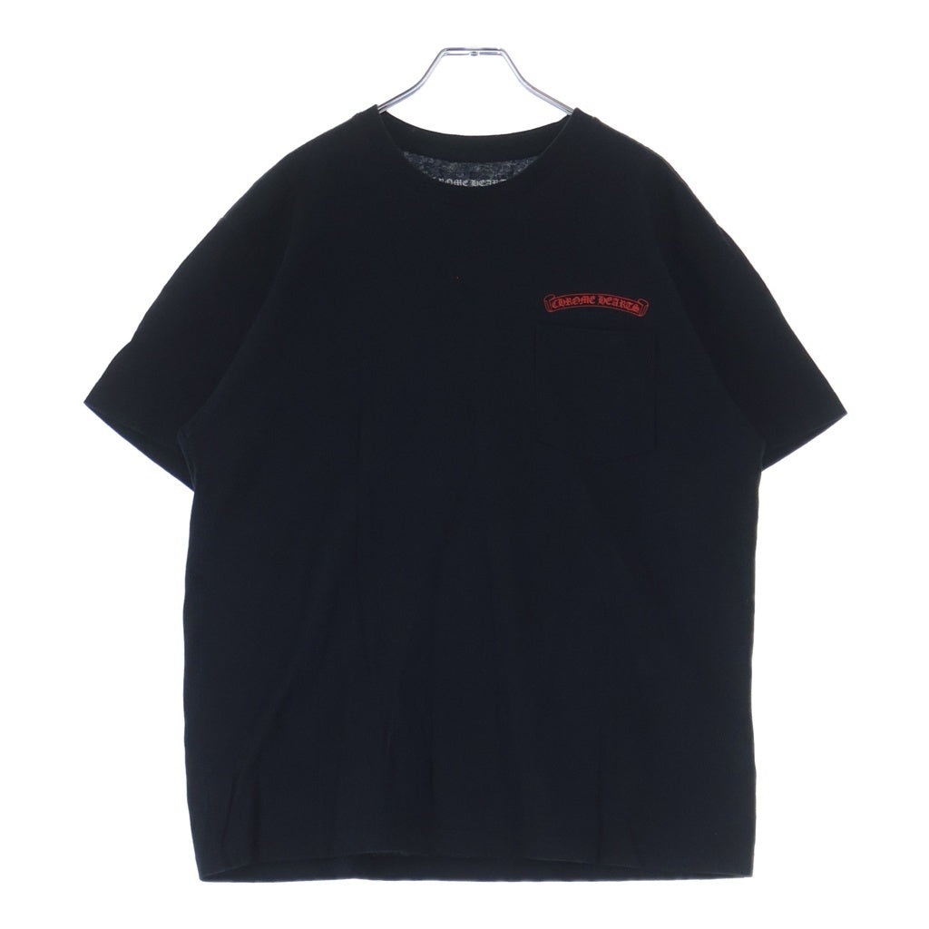 CHROME HEARTS(クロムハーツ) ×MATTY BOY マッティボーイ 両面プリント クルーネック 半袖Tシャツ ブラック