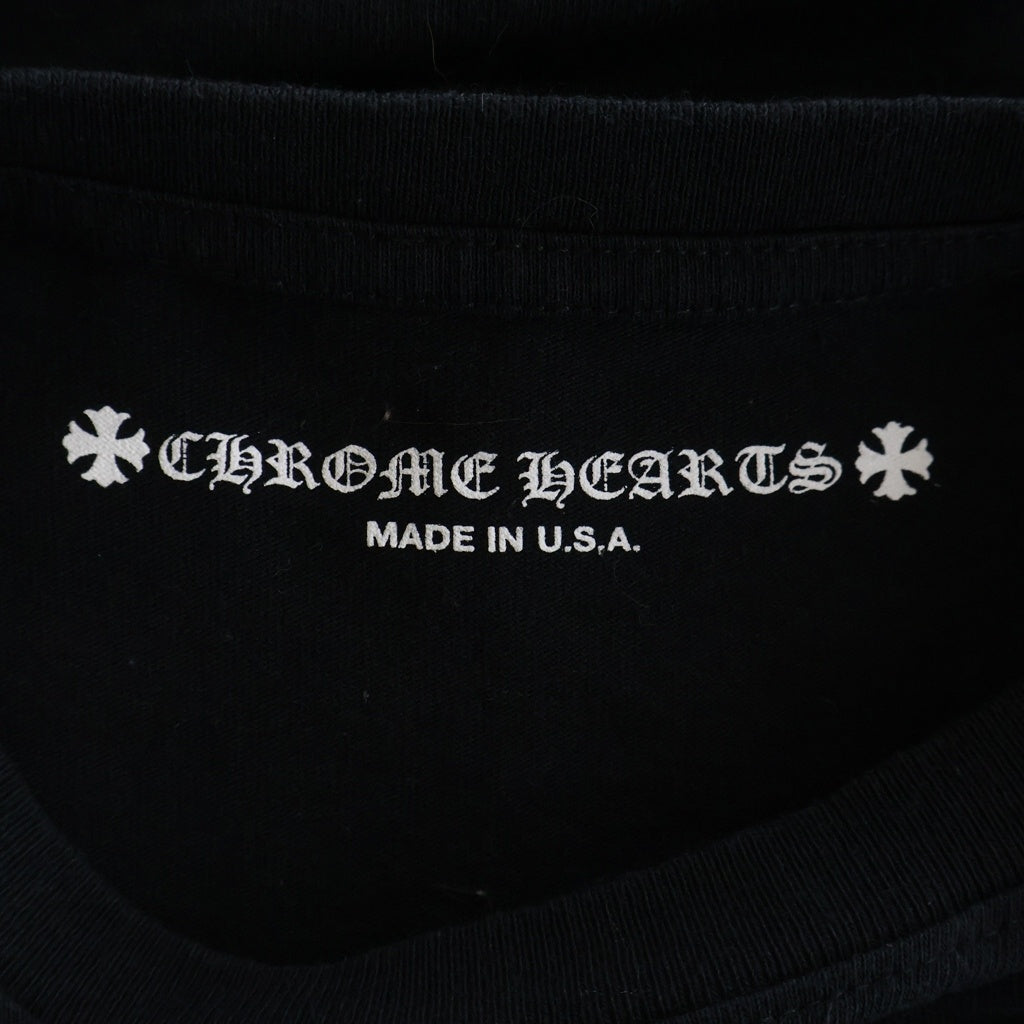CHROME HEARTS(クロムハーツ) ×MATTY BOY マッティボーイ 両面プリント クルーネック 半袖Tシャツ ブラック