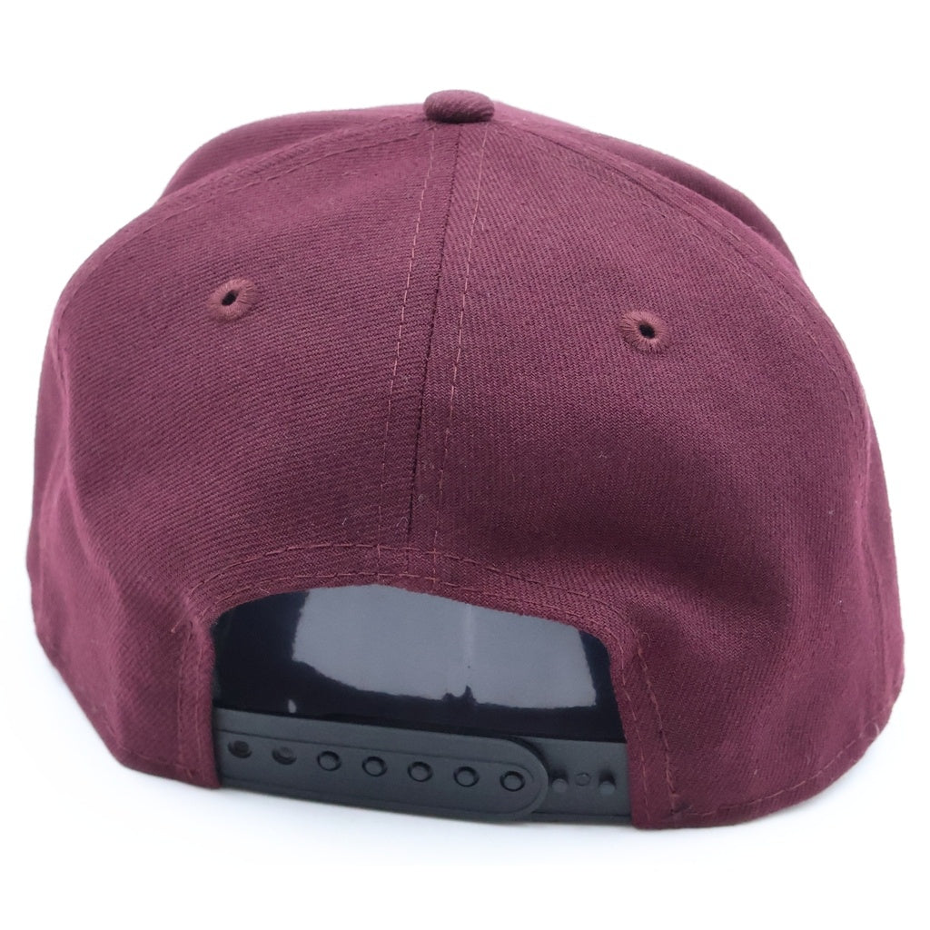 F.C.R.B./F.C.Real Bristol/FCRB(エフシーアールビー/エフシーレアルブリストル) ×NEW ERA ニューエラ ロゴ刺繍 6パネル ベースボールキャップ バーガンディ