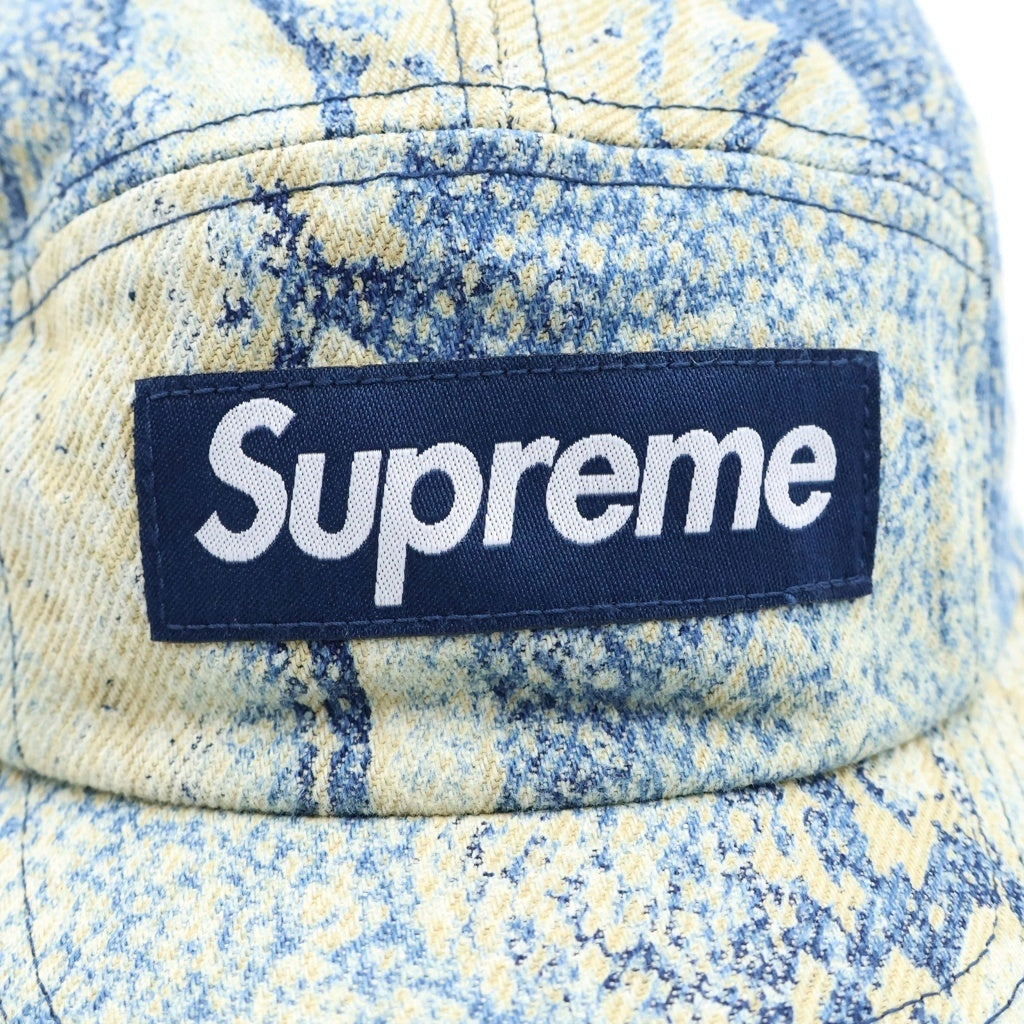 SUPREME(シュプリーム) 24FW Denim Camp Cap Snake デニムキャンプキャップ スネーク マルチ