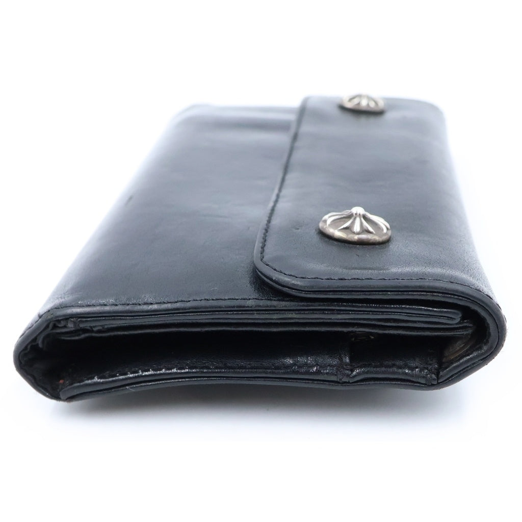 CHROME HEARTS(クロムハーツ) WAVE ウェーブ レザーウォレット 財布 ブラック