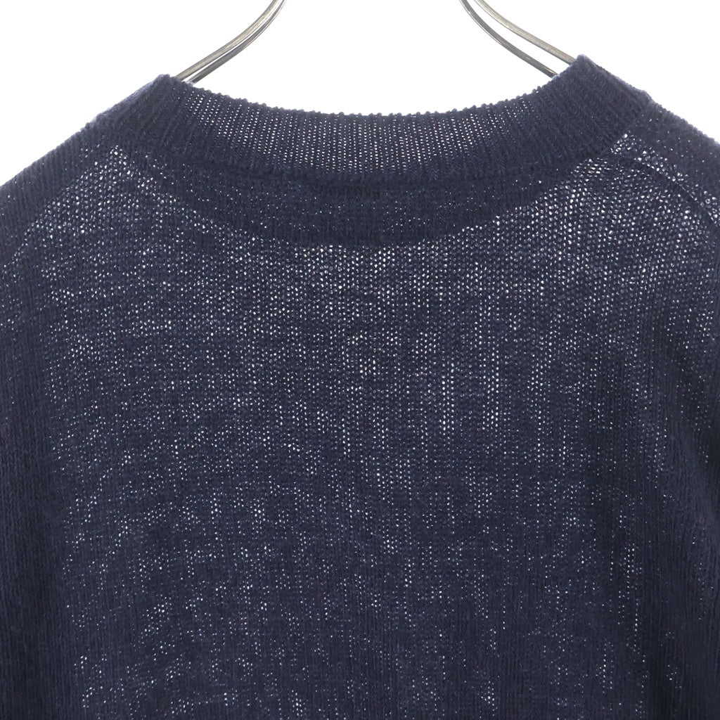 COMOLI(コモリ) 21AW カシミヤ クルーネック ニット セーター ネイビー U03-06008