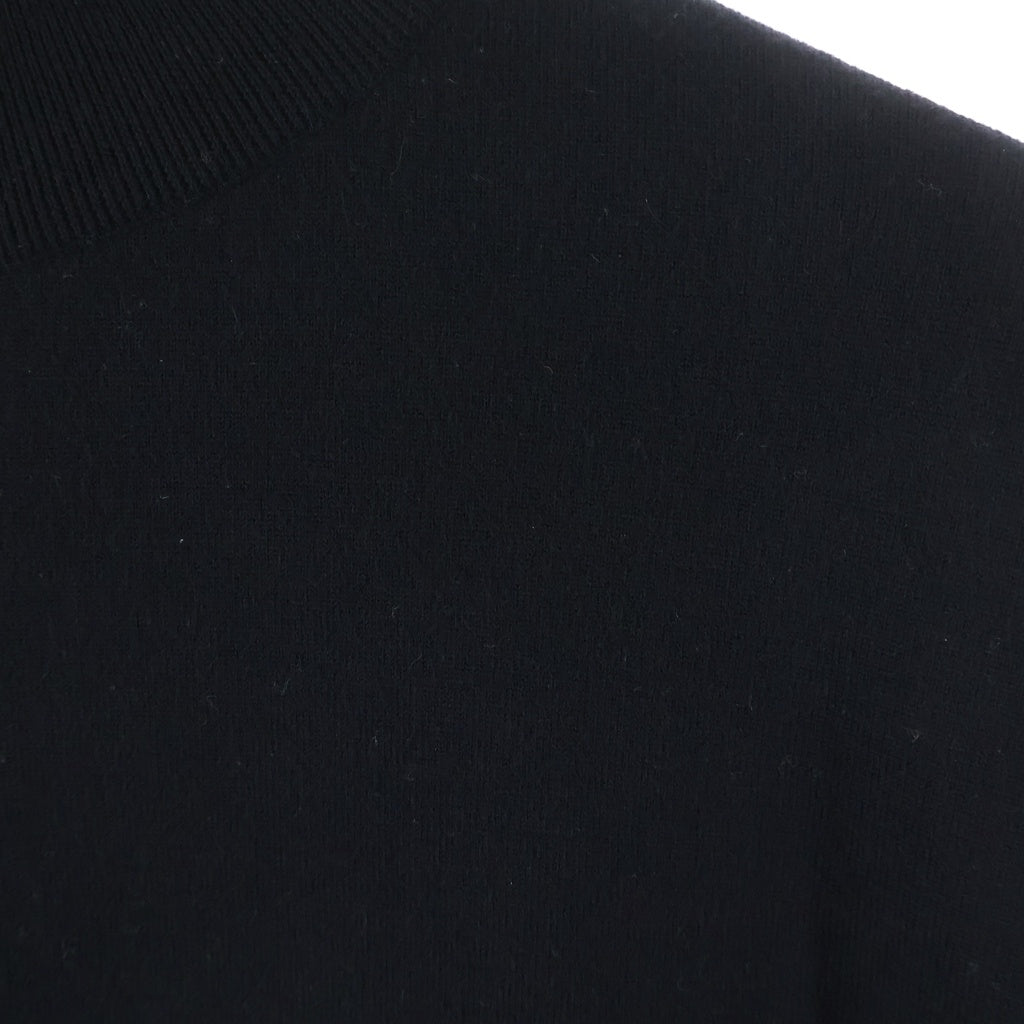 COMOLI(コモリ) 25AW ウール モックネック ニット セーター ブラック C03-06001