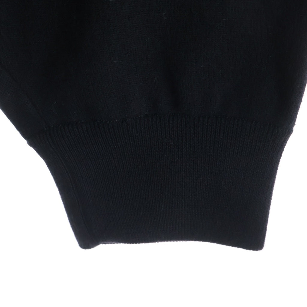 COMOLI(コモリ) 25AW ウール モックネック ニット セーター ブラック C03-06001