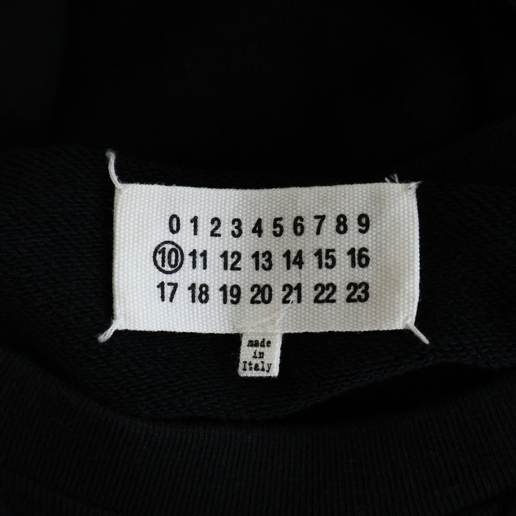 Maison Margiela(メゾンマルジェラ) 22SS Classic Sweatshirt クラシック プルオーバー スウェット トレーナー ブラック S50GU0181