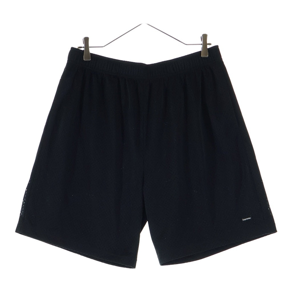 SUPREME(シュプリーム) 26SS Small Box Baggy Mesh Short スモールボックス ロゴ刺繍 メッシュ バギー スポーツ ハーフパンツ ショーツ ブラック