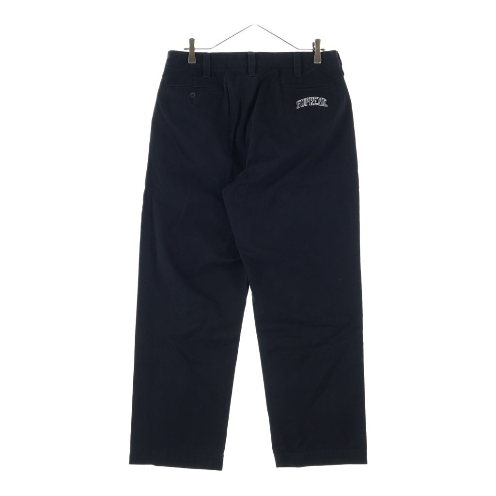SUPREME(シュプリーム) 26SS Chino Pant ロゴ刺繍 ワーク チノパンツ ブラック