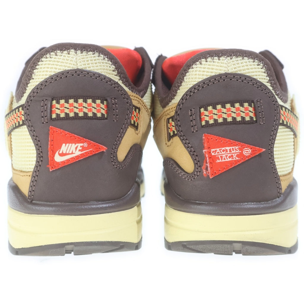 NIKE(ナイキ) ×TRAVIS SCOTT AIR MAX 1 CACT.US BROWN トラヴィススコット エアマックス1 ローカットスニーカー ベージュ/ブラウン US9/27cm DO9392-200