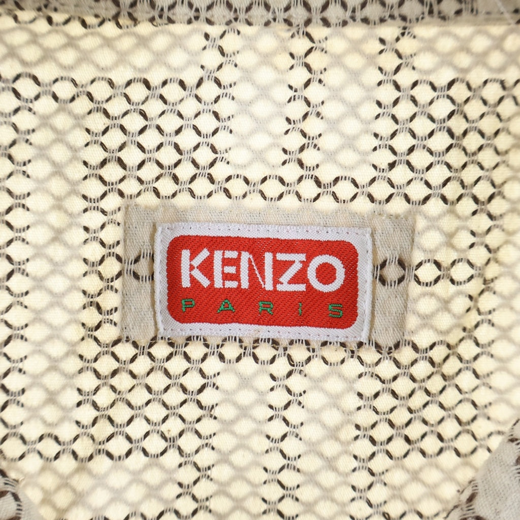 KENZO(ケンゾー) Weave Tan Hawaiian Shirt ウィーブタン ハワイアンシャツ ベージュ