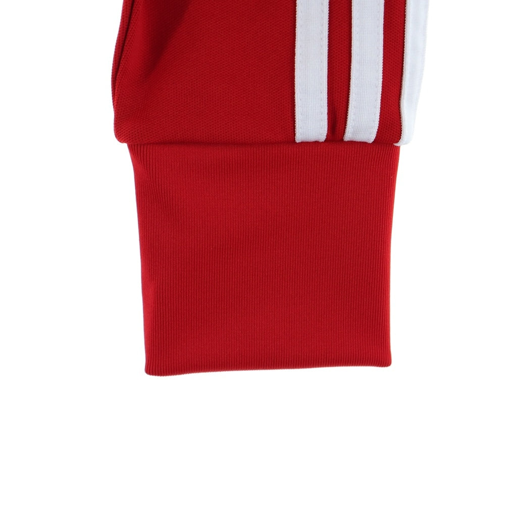 adidas(アディダス) Elevated Sleeve FB Track Top エレベーテッド ジップアップ トラックジャケット レッド レディース