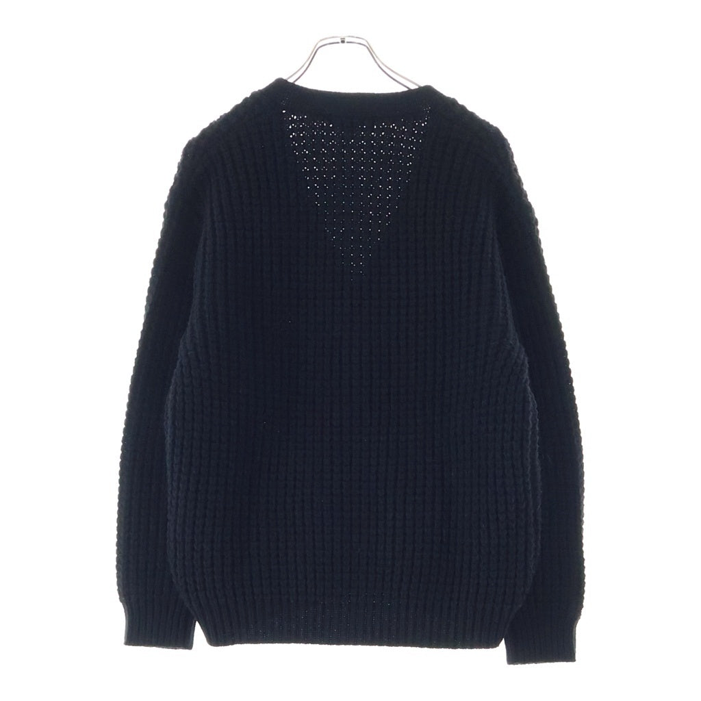 SUPREME(シュプリーム) 21AW Waffle Knit Cardigan ワッフルニットカーディガン ブラック