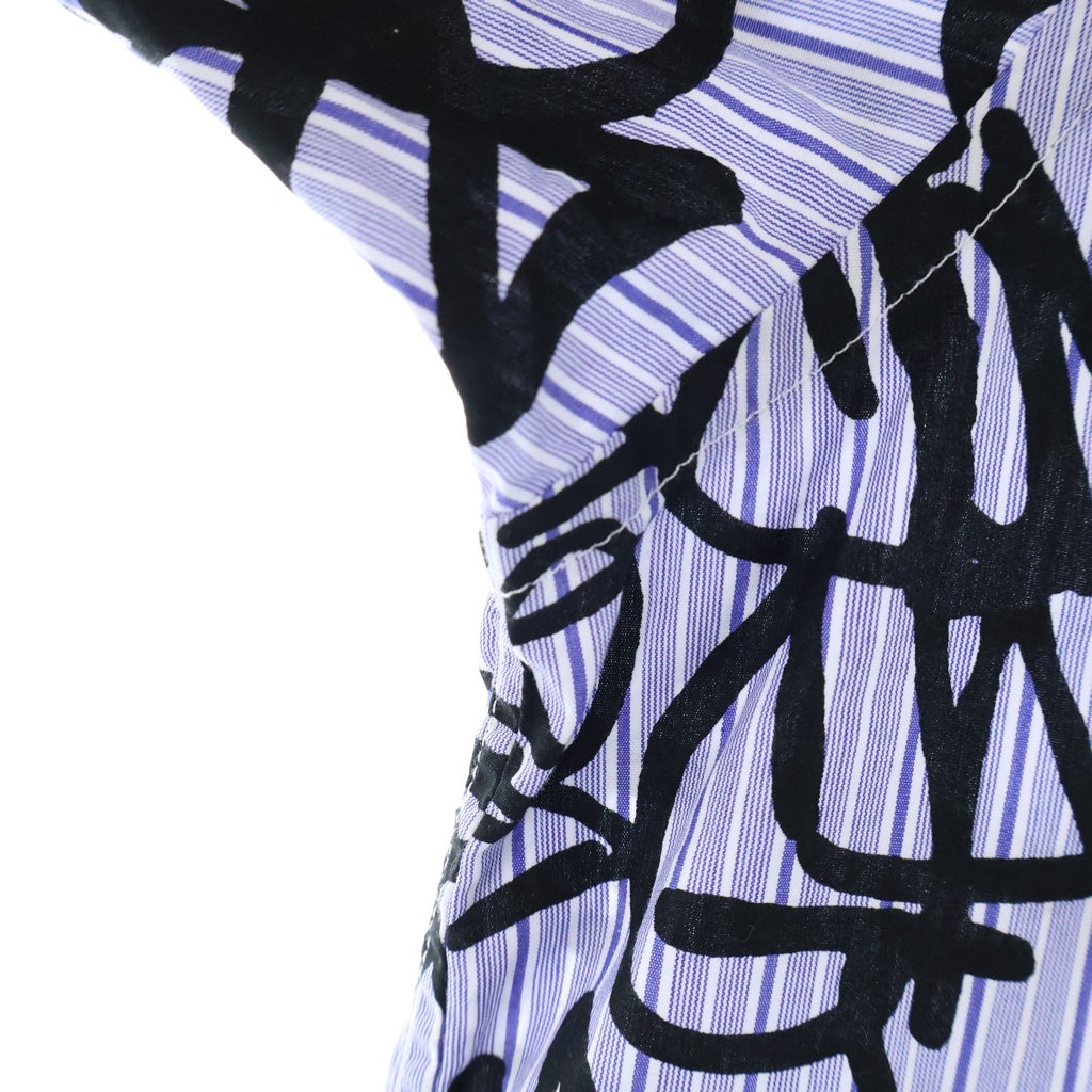 SUPREME(シュプリーム) 18AW ×COMME des GARCONS SHIRT Cotton Graphic S/S Shirt コムデギャルソンシャツ コットングラフィック 総柄 半袖シャツ マルチ