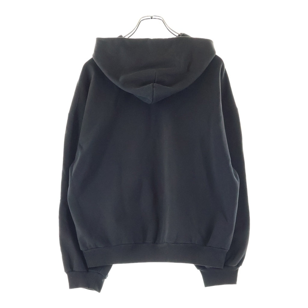 BALENCIAGA(バレンシアガ) 24AW ×eBay フロントロゴ刺繍 ジップアップパーカー フーディー ブラック 803264 TRVD2