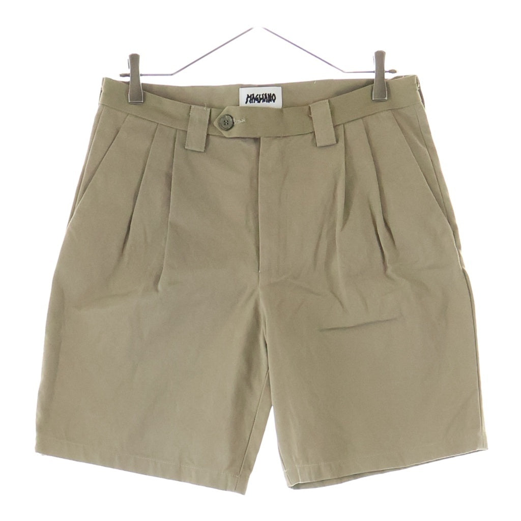 MAGLIANO(マリアーノ) 22SS 2タック ショーツ ハーフパンツ ベージュ MAGLIANOー22SSー8