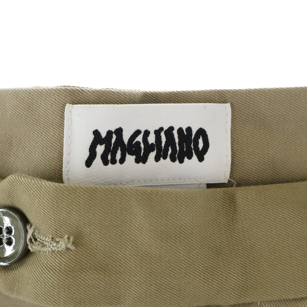 MAGLIANO(マリアーノ) 22SS 2タック ショーツ ハーフパンツ ベージュ MAGLIANOー22SSー8