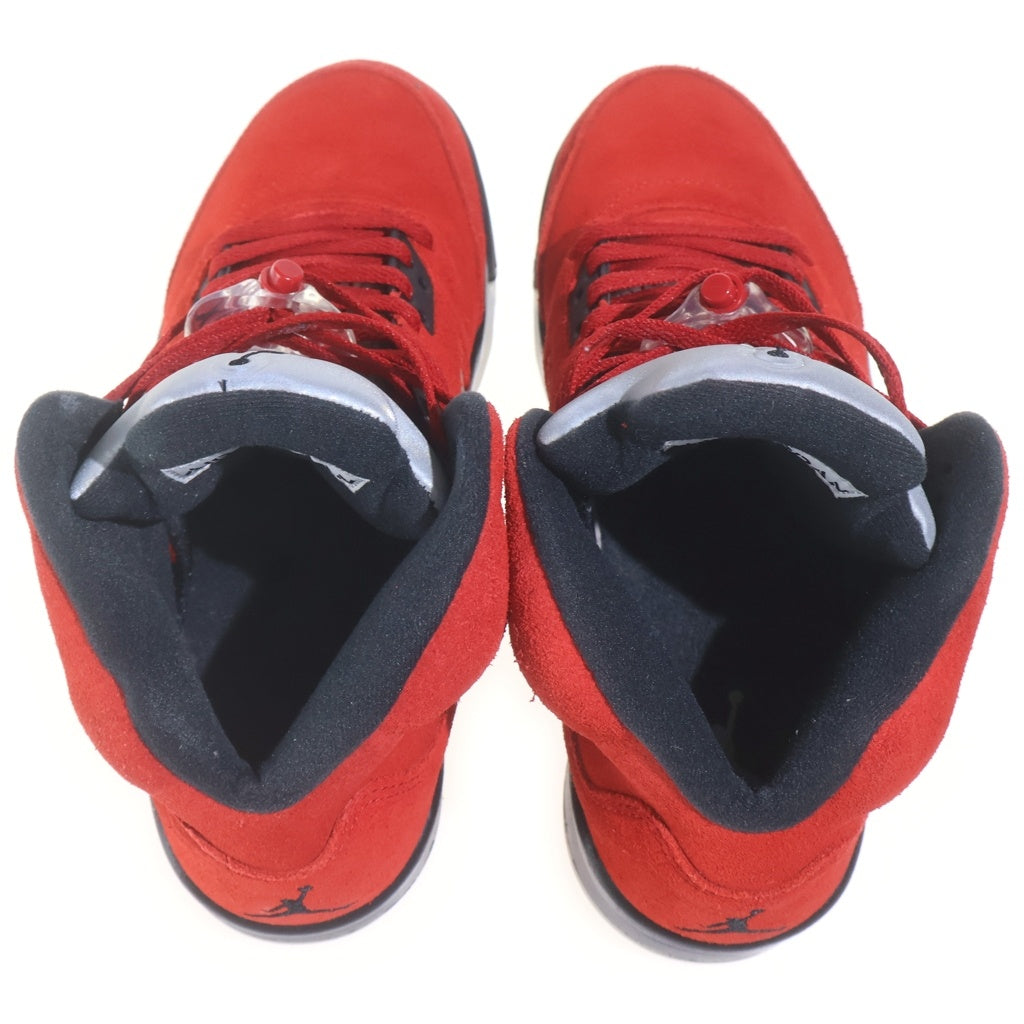 NIKE(ナイキ) AIR JORDAN TORO BRAVO エアジョーダン 5 トロブラボー ハイカットスニーカー レッド US9.5/27.5cm DD0587-600