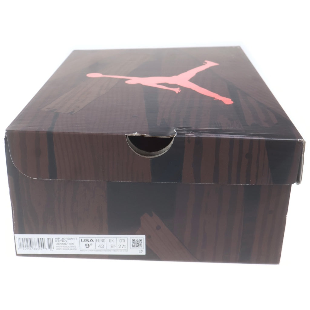 NIKE(ナイキ) AIR JORDAN TORO BRAVO エアジョーダン 5 トロブラボー ハイカットスニーカー レッド US9.5/27.5cm DD0587-600