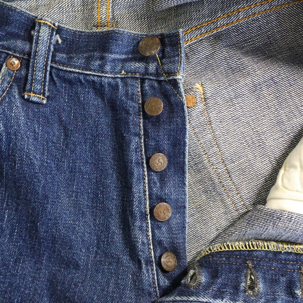 SAMURAI JEANS(サムライジーンズ) Lot7 ボタンフライ レギュラーストレート デニムパンツ インディゴ S0510XX