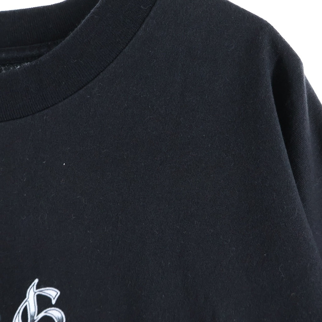 NO BRAND(ノーブランド) EXODUS(エクソダス) DOG SHIT T SHIRT ドッグシット フロントプリント 半袖Tシャツ カットソー ブラック