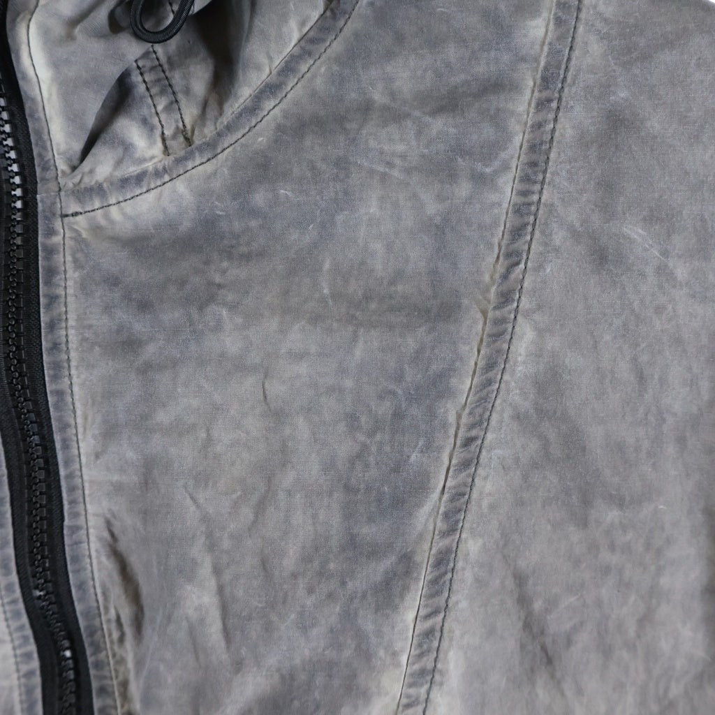 DIESEL(ディーゼル) 25SS J-Noode-A Packable Hooded Anorak Jacket ナイロン ハーフジップ アノラックジャケット グレー A16207