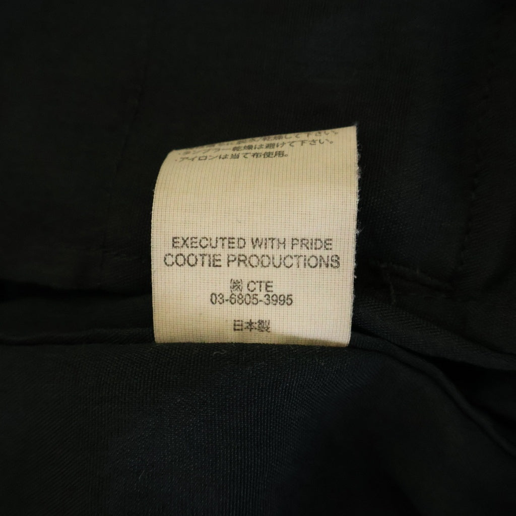 COOTIE PRODUCTIONS(クーティー プロダクションズ) 25AW N/C Weather 6 Pocket Easy Pants N/Cウェザー 6ポケット イージーパンツ カーゴパンツ ブラック CTE-25A110