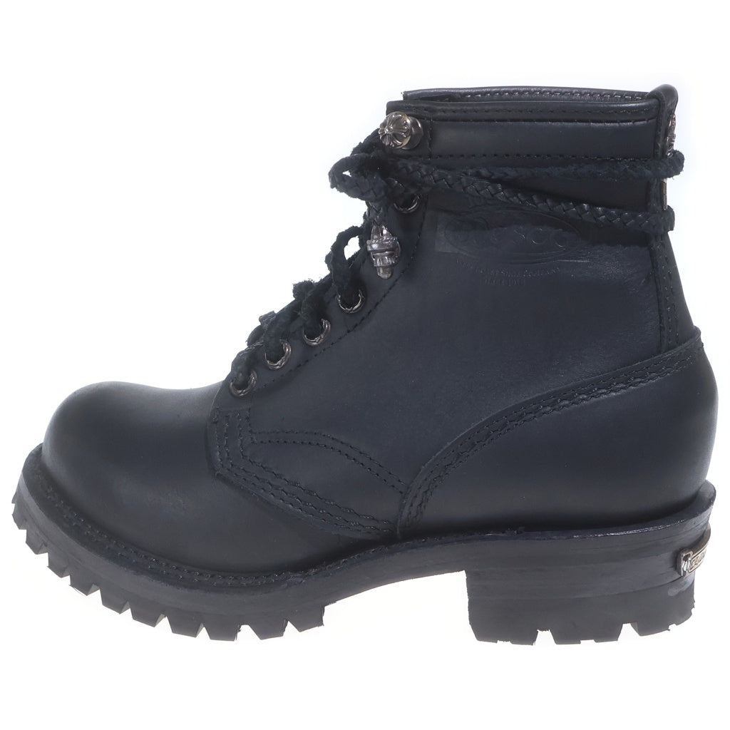 CHROME HEARTS(クロムハーツ) ×WESCO JOBMASTER ウエスコ ジョブマスター レザーブレードレースアップ レザーブーツ ブラック