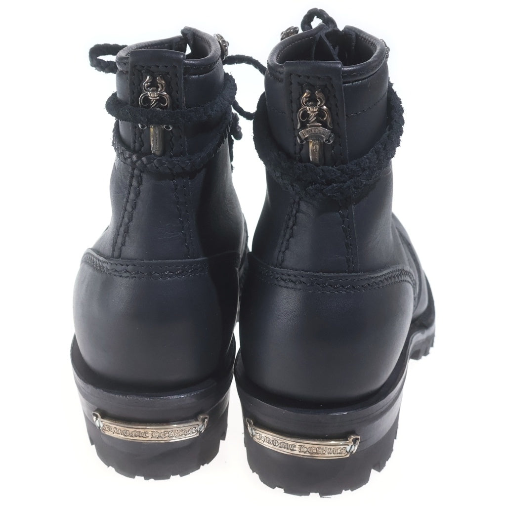 CHROME HEARTS(クロムハーツ) ×WESCO JOBMASTER ウエスコ ジョブマスター レザーブレードレースアップ レザーブーツ ブラック