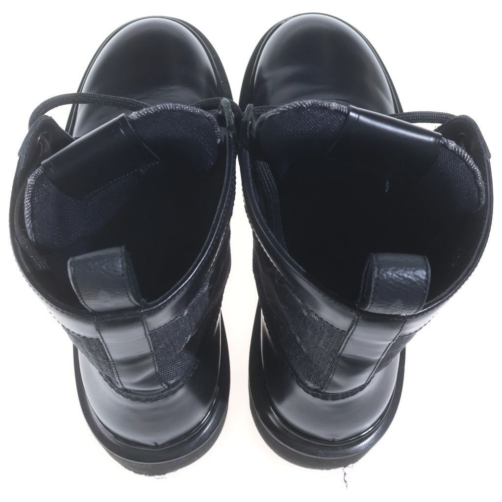 LOUIS VUITTON(ルイヴィトン) 22s Pre Owned レンジャー ライン デニム モノグラム ブーツ ブラック 0292