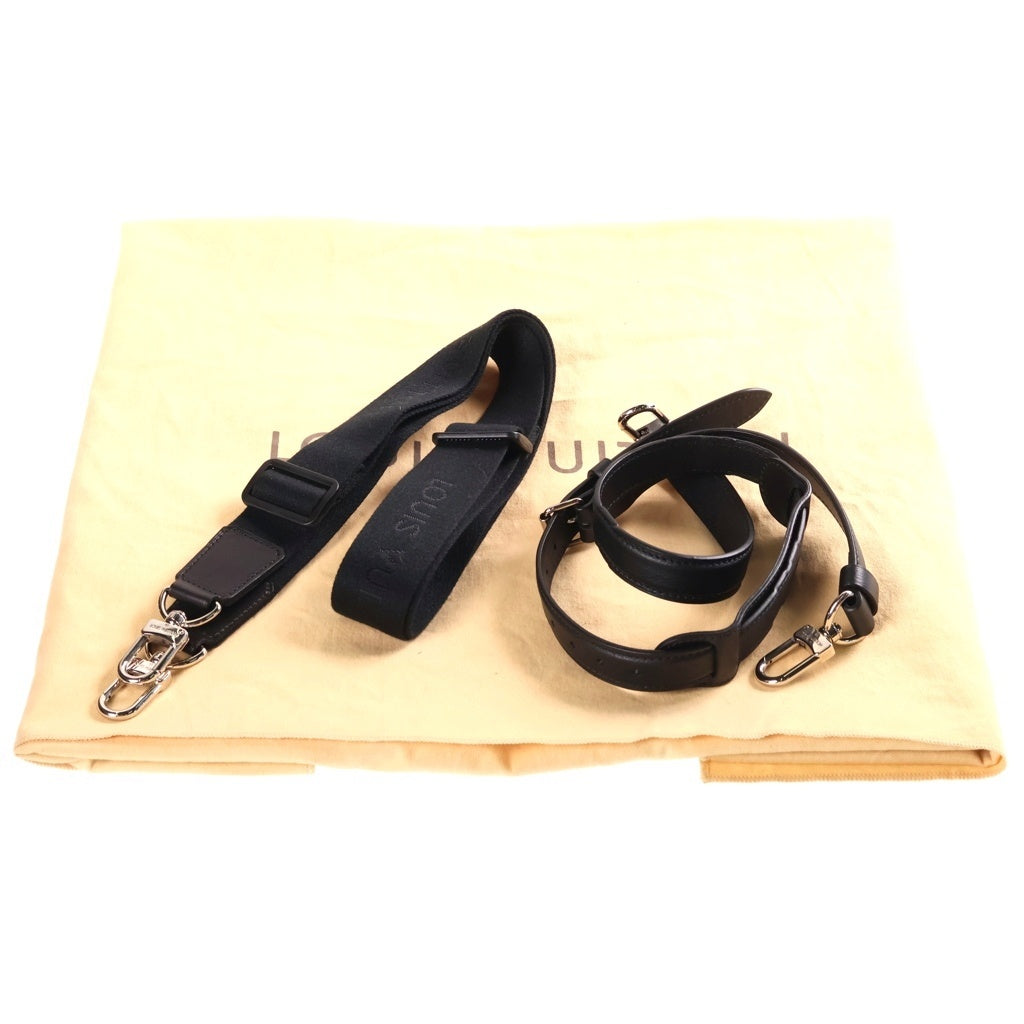 LOUIS VUITTON(ルイヴィトン) モノグラム レヴェラション キーポル・バンドリエール45 2way ショルダー ボストンバッグ レザー ブラック レディース