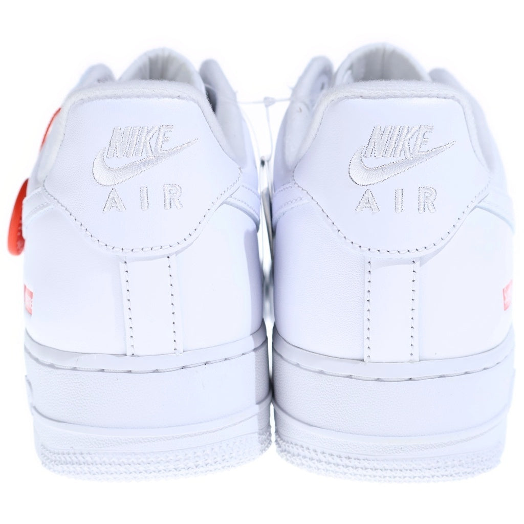 NIKE(ナイキ) ×Supreme Air Force 1 Low White シュプリーム × ナイキ エアフォース1 ロー ホワイトローカットスニーカー ホワイト/レッド US10/28cm CU9225-100