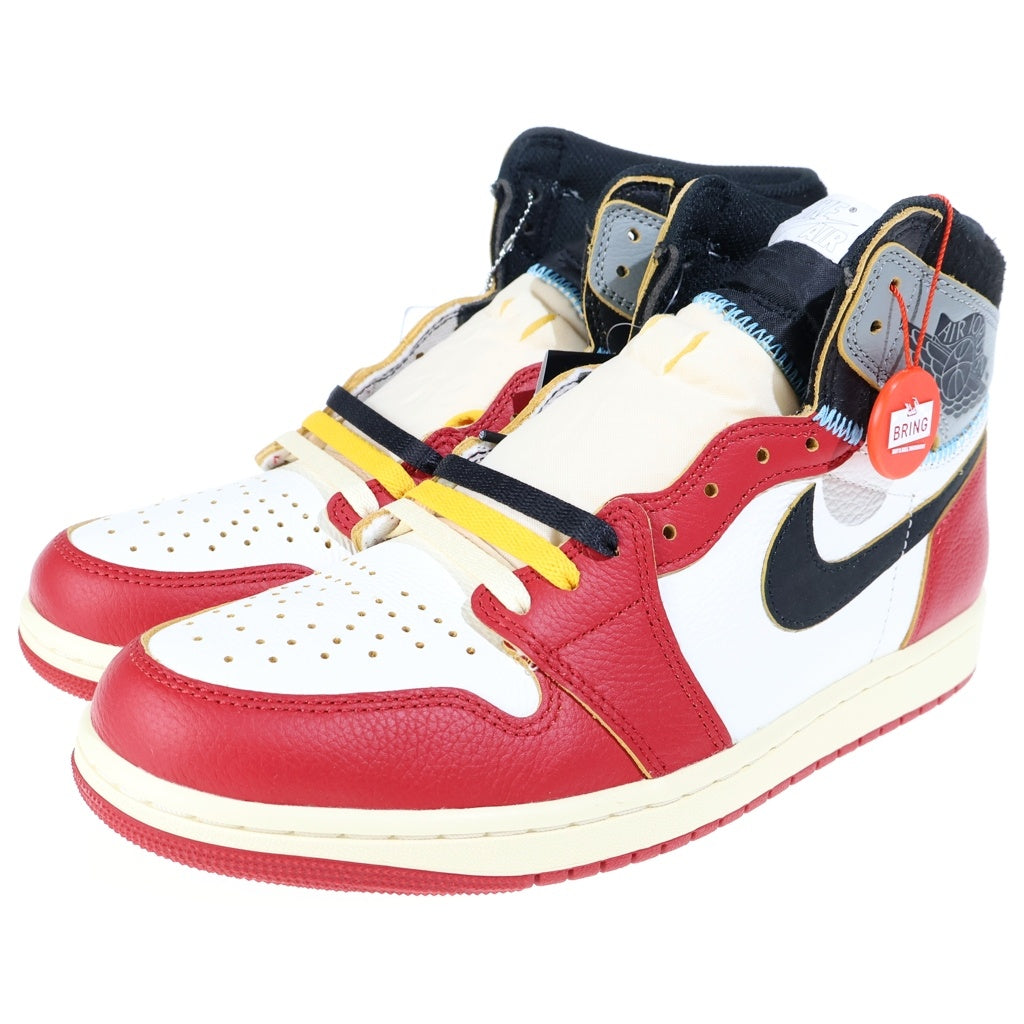 NIKE(ナイキ) ×UNION AIR JORDAN 1 RETRO HIGH OG CHICAGO HV8563-600 ユニオン エアジョーダン1 シカゴ ハイカットスニーカー レッド/ホワイト US10/28cm