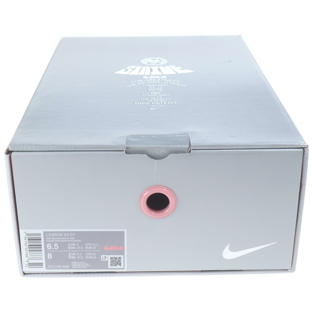 NIKE(ナイキ) LEBRON XX EP レブロン ハイカットスニーカー US6.5/24.5cm レッド DV1190-600