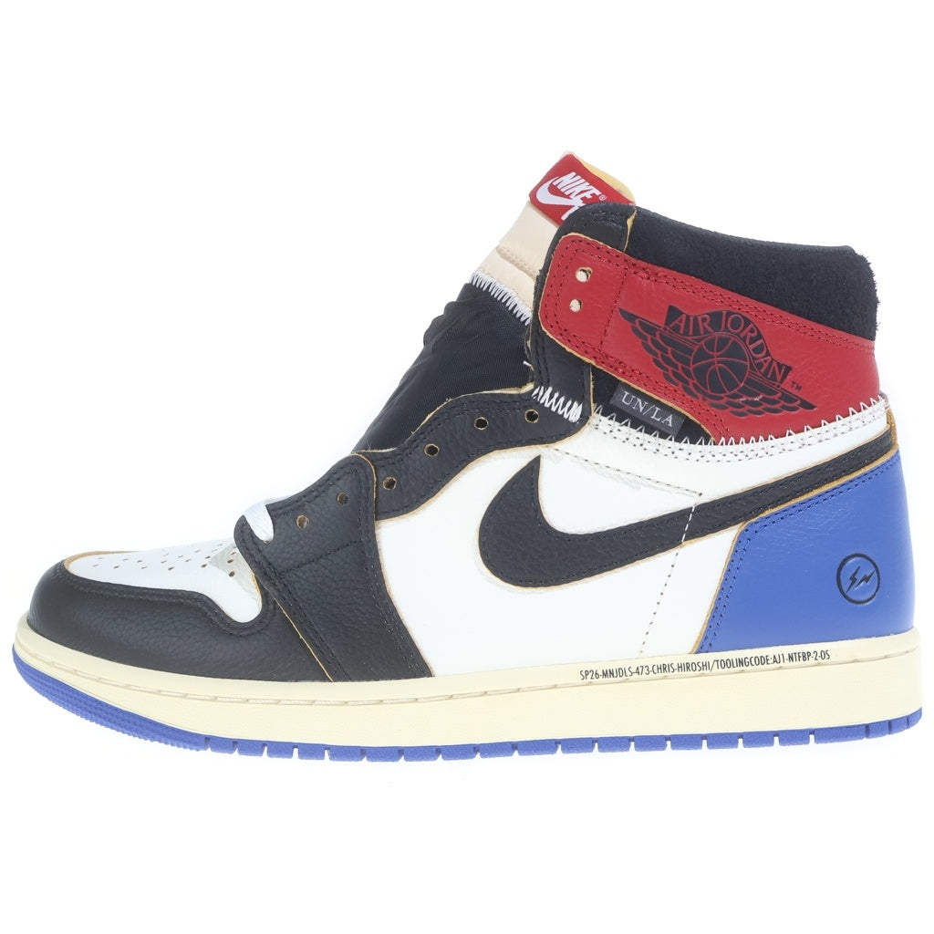 NIKE(ナイキ) ×fragment design ×UNION Air Jordan 1 High Varsity Red フラグメントデザイン ×ユニオン エアジョーダン1 ハイカットスニーカー IQ7847-002